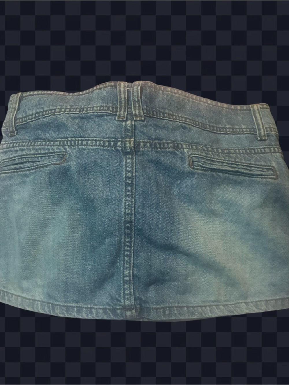 VTG Y2K Twentyone Forever 21 Low Rise Denim Mini Skirt Size L - Picture 2 of 9